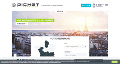 Desktop Screenshot of pichet-immobilier.fr