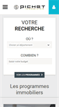 Mobile Screenshot of pichet-immobilier.fr